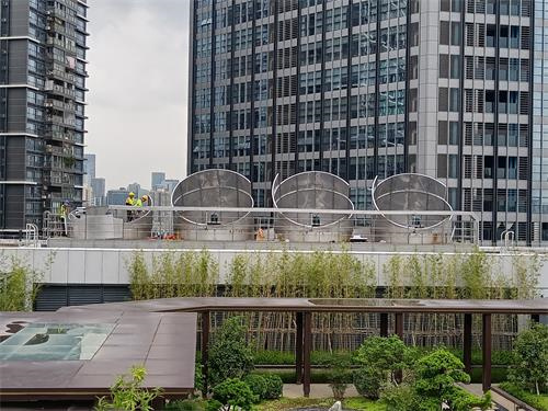 如何處理圓形冷卻塔的放水問題,混凝土冷卻管如何處理